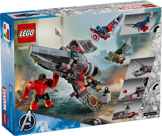LEGO Marvel 76292 Captain America vs. Red Hulk Battle